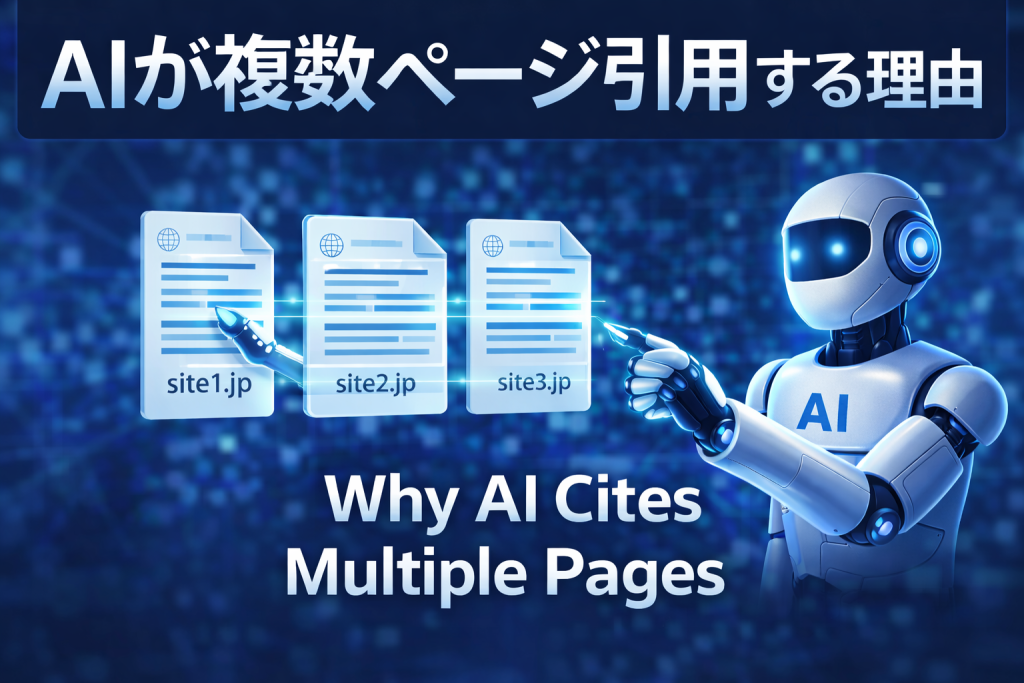 AI検索はなぜ「複数ページ」を引用するのか？Query Fan-Outの仕組みと2026年を見据えたSEO戦略