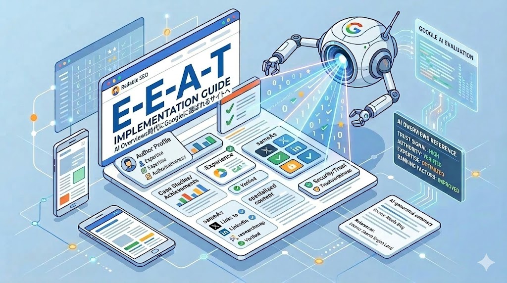 E-E-A-Tの具体的項目と実装ロードマップ