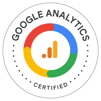 GAIQ取得後に表示されるGoogle Analytics認定バッジの画像